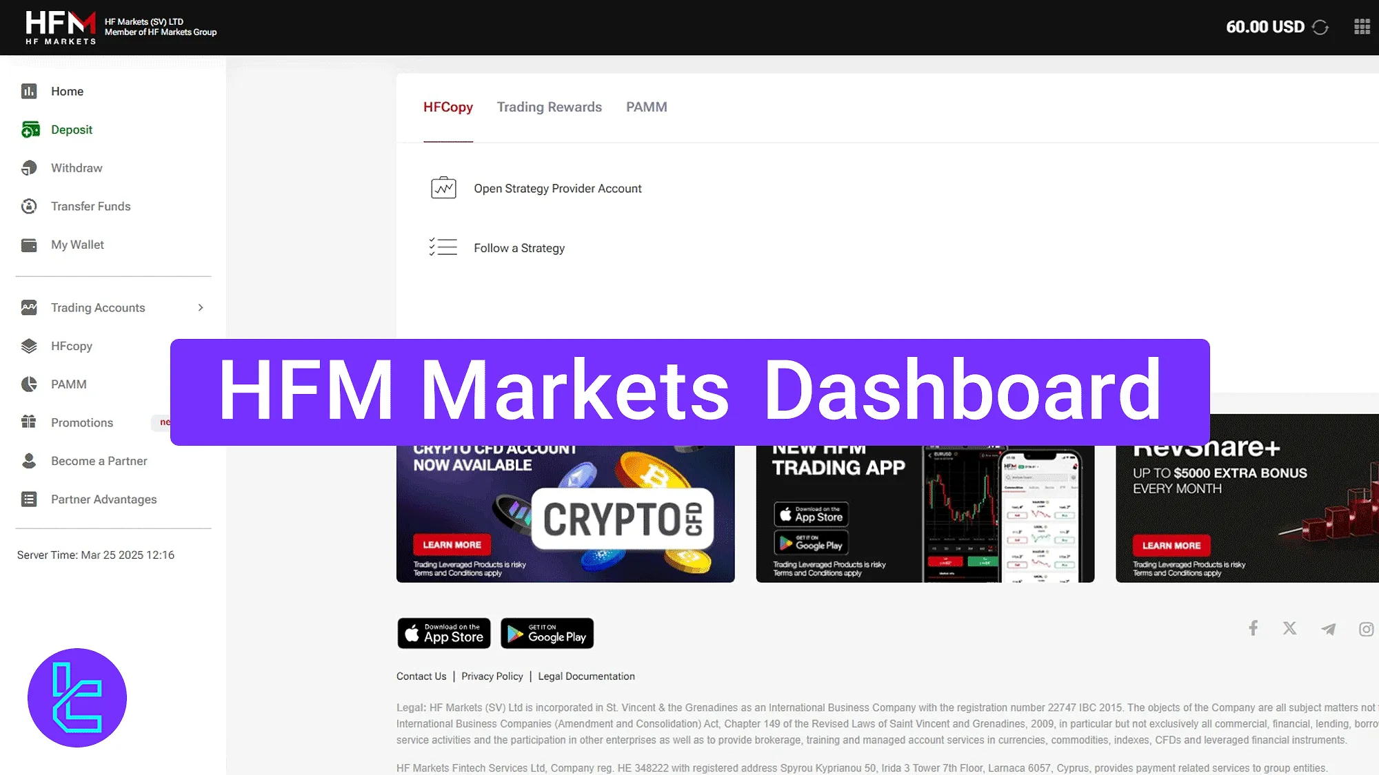HFM Dashboard 2025 [10 Main Parts, including HFcopy, PAMM, and Promotions]