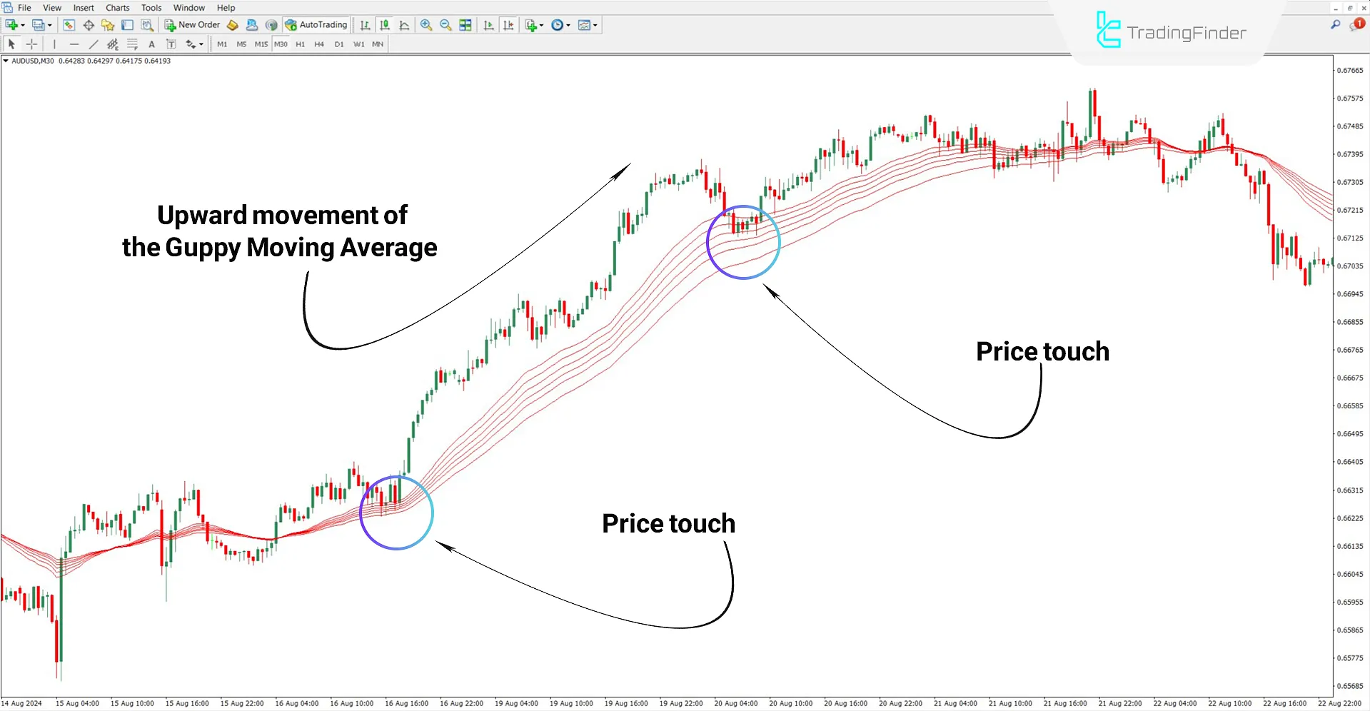 Guppy Multiple Moving Average (GMMA) Long Indicator MT4 Download 1