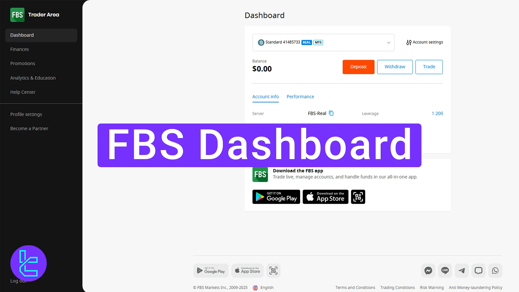 FBS Dashboard 2025 [7 Main Parts, including Finances and Promotions]