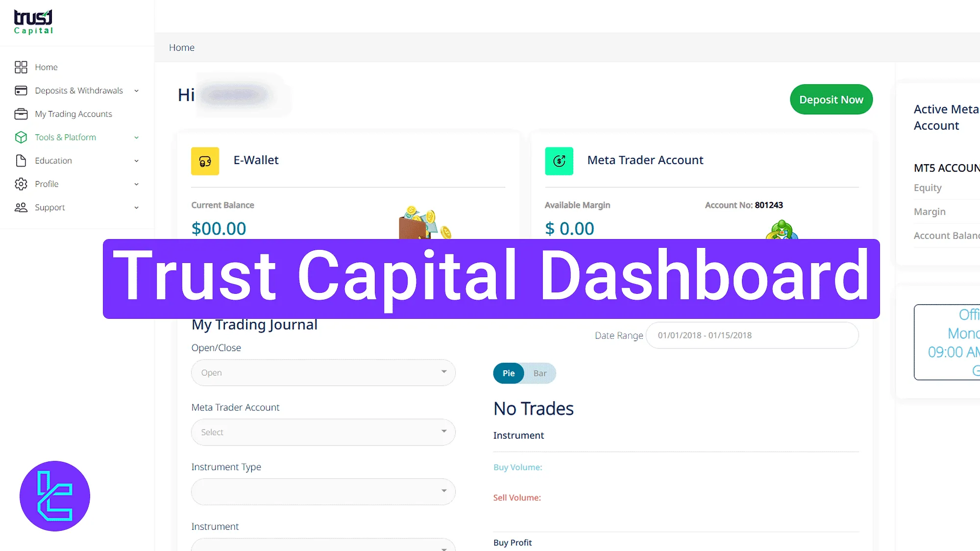 Trust Capital Dashboard 2025 [Overview of 7 Main Parts]
