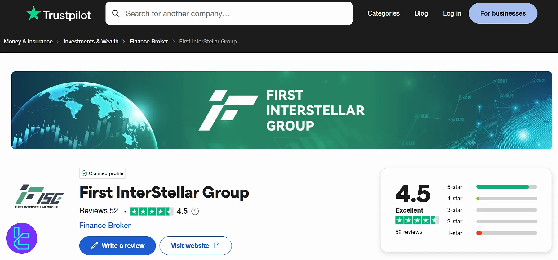 FISG on Trustpilot