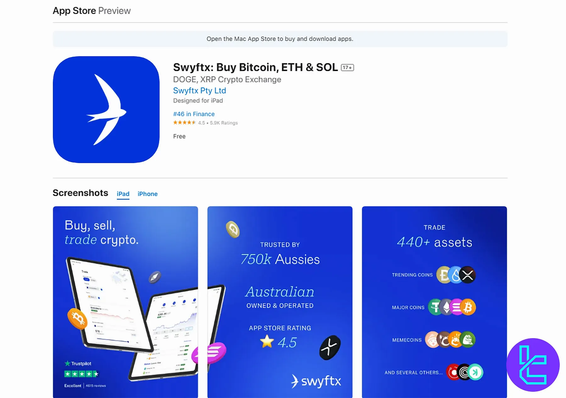 Swyftx Application