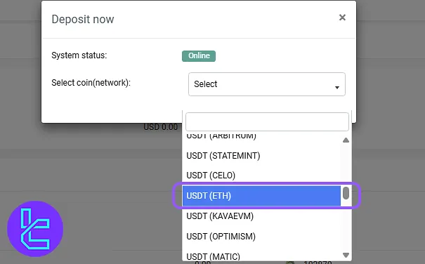4XC ERC20 fund network selection