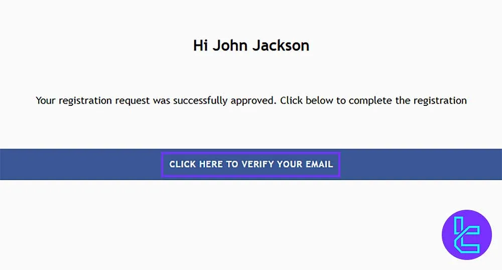 Breakout email verification link