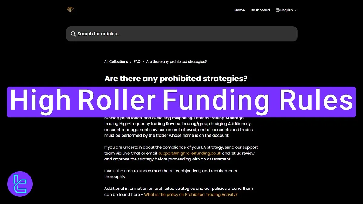 High Roller Funding Rules - News Trading Limited [3 Minutes B/A] 2025
