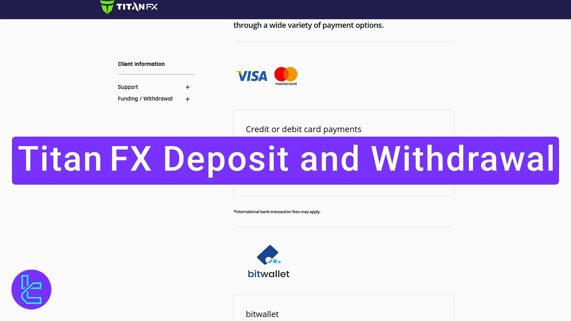 Titan FX Deposit and Withdrawal - Skrill & Crypto [11 options] in 2025