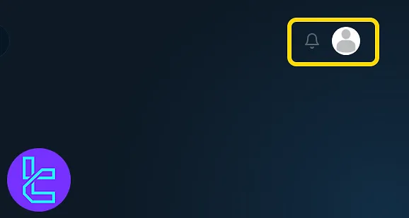 Opening Optimal Traders user profile menu to access the KYC section