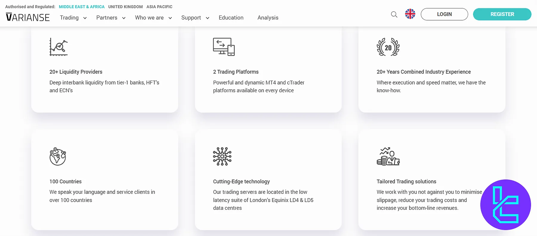 VARIANSE Advantages