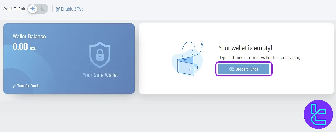 Exclusive Markets, ERC20 funding dashboard access