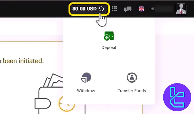 Secure TRC20 payment from the HFM interface