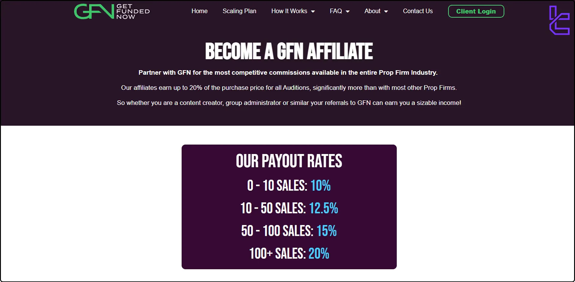 Get Funded Now affiliate