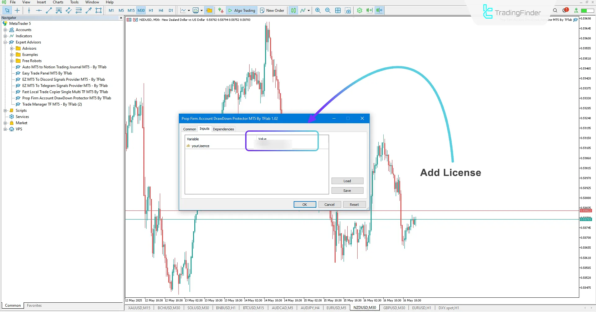 Prop Draw Down Protector Expert in MetaTrader 5 - Download 1
