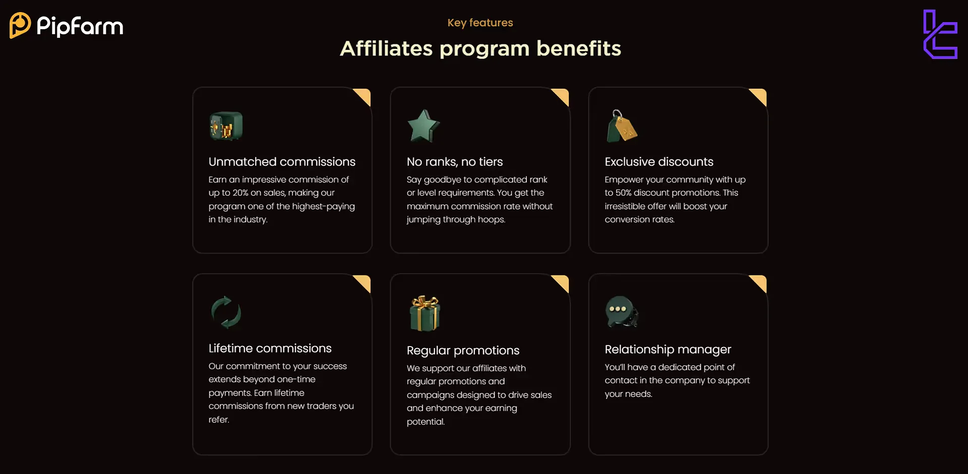 PipFarm affiliate program