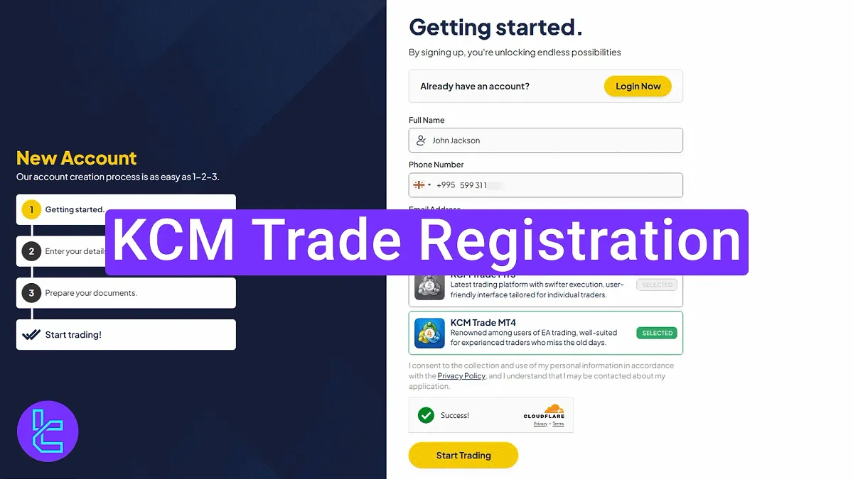 KCM Trade Registration 2025 [3-Step Sign-Up with Registration PIN]