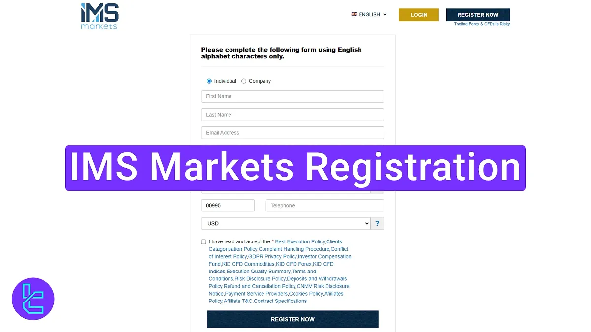 IMS Markets Registration 2025 [Individual and Company Account Setup in 3 Steps]