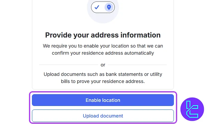 OQtima KYC proof of address submission