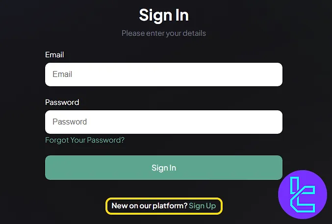 FXIFY sign-up page