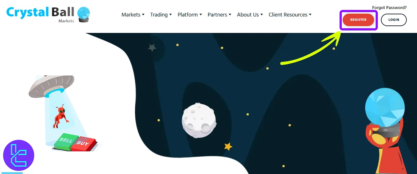Crystal Ball Markets account opening process