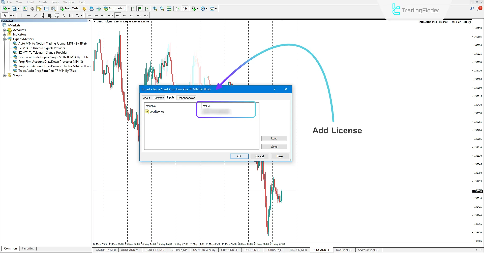 Activating the Trade Assist Prop Firm Plus TF Expert