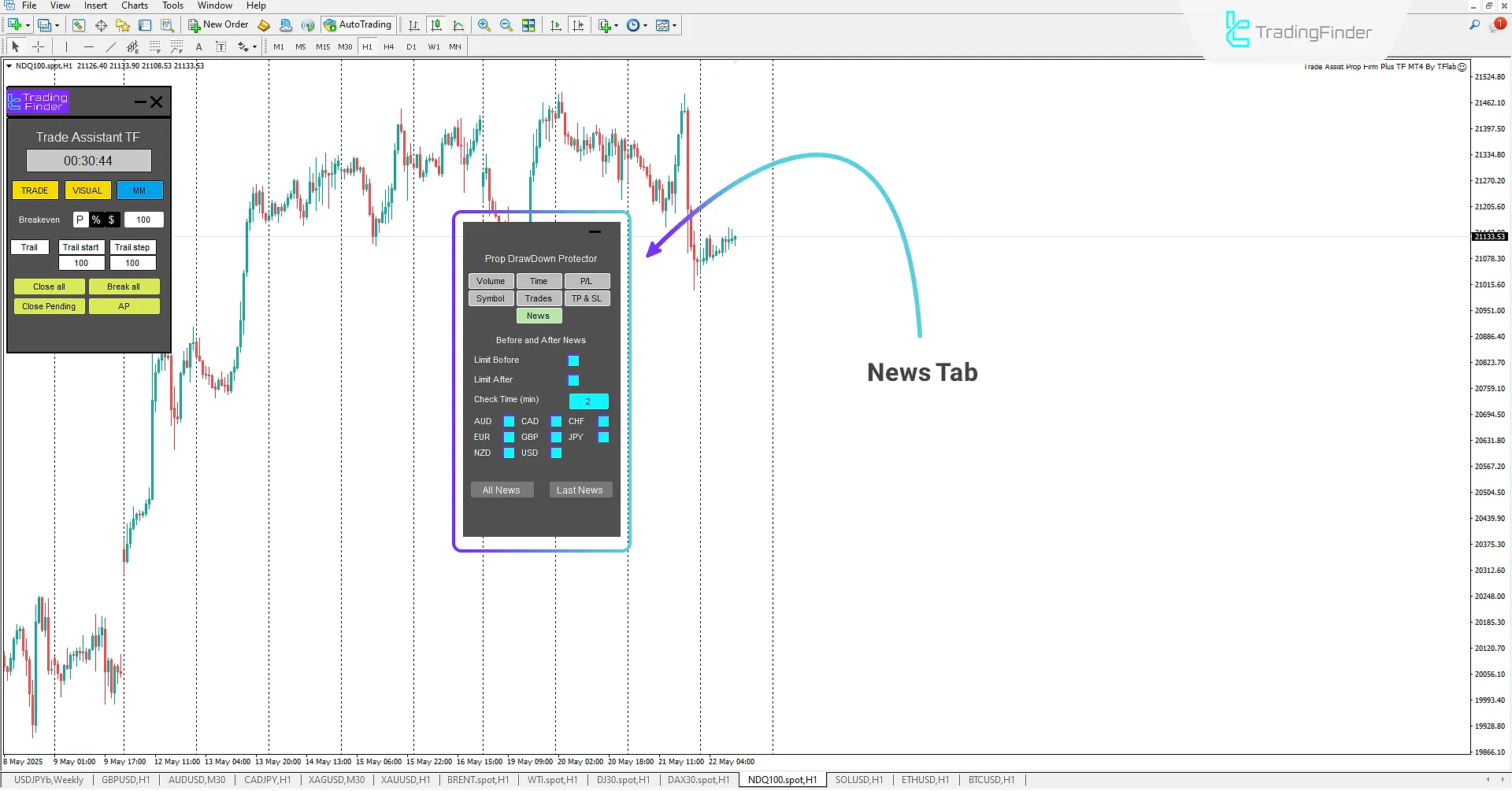News tab