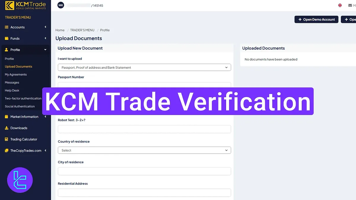 KCM Trade Verification 2025 [3-Step POI and POA]