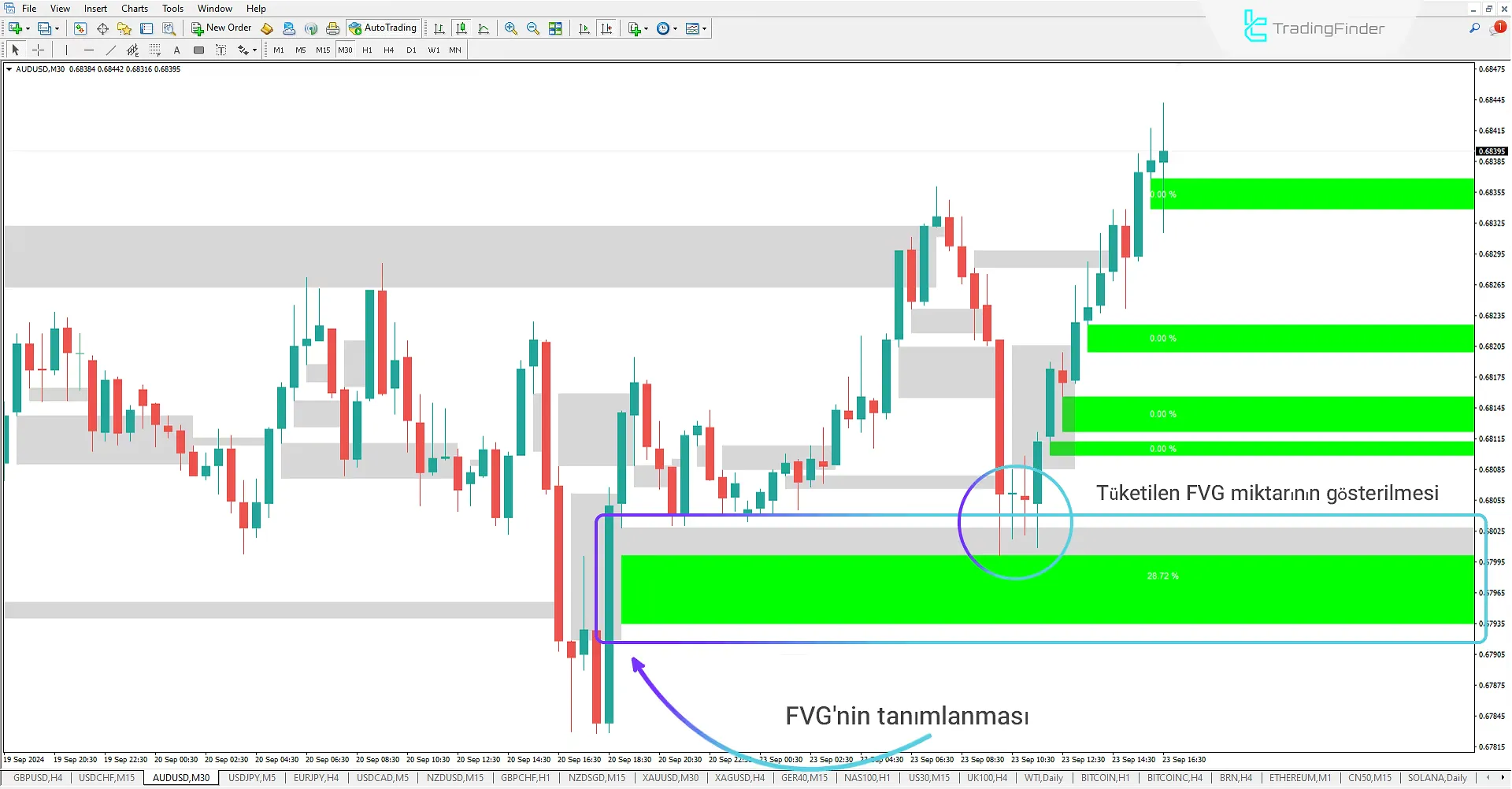 FVG ve Void göstergesini  ICT MT4 için indirin - Ücretsiz 1
