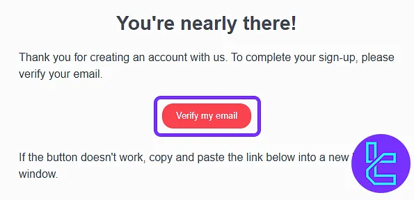 Email Verification at Deriv