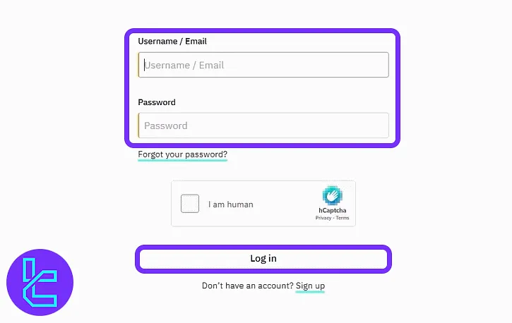 BTC Markets sign-up form displaying required account setup fields