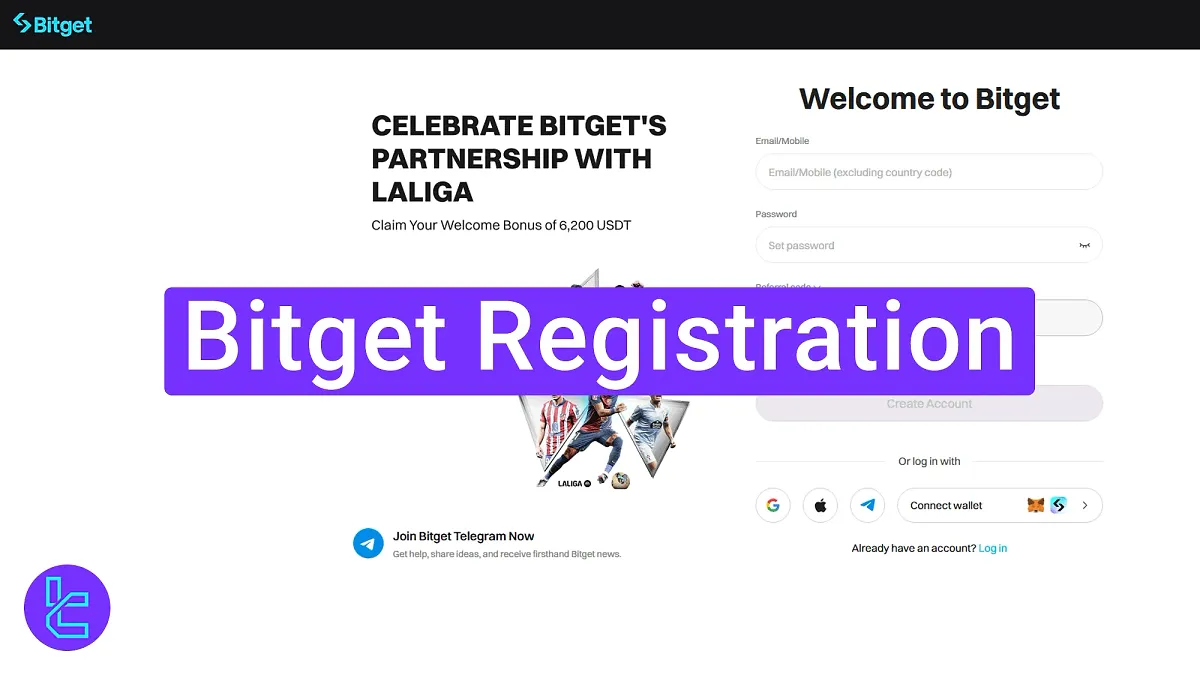 Bitget Registration 2025 [2-Step Process Via Email or Social Media Accounts]
