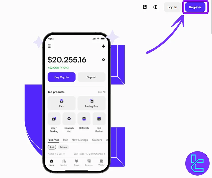 CoinW registration