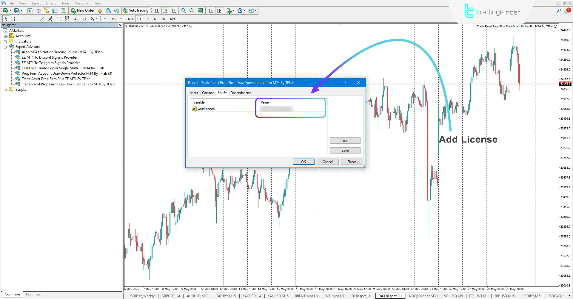 Trade Panel Prop Firm Drawdawn Limiter Proin MetaTrader 4 1
