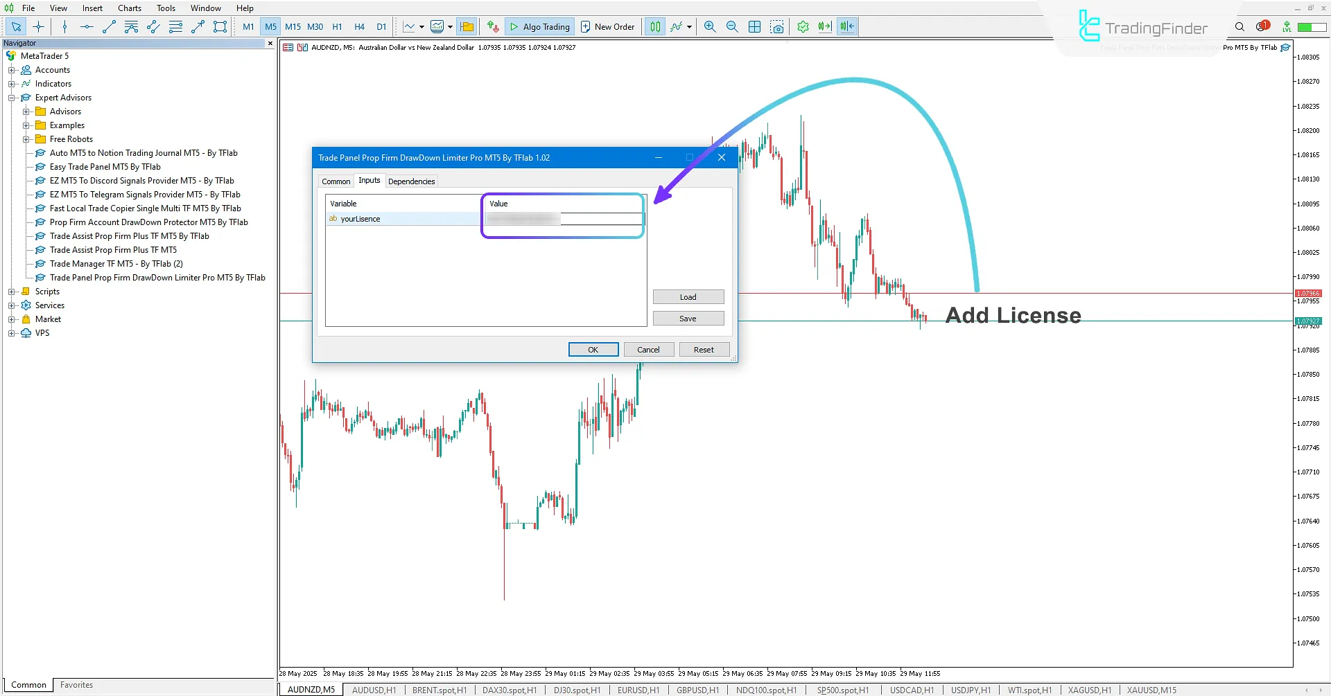 Trade Panel Prop Firm Drawdown Limiter Pro Expert in MetaTrader 5 1