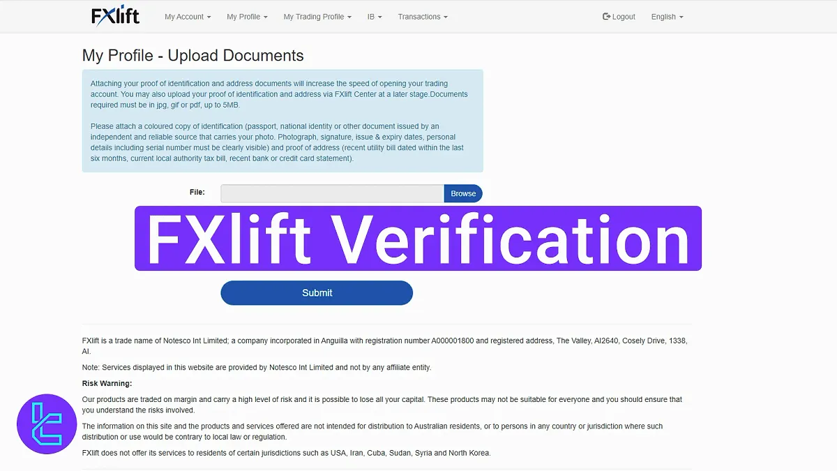 FXlift Verification 2025 [Account Approval in 1 Business Day]