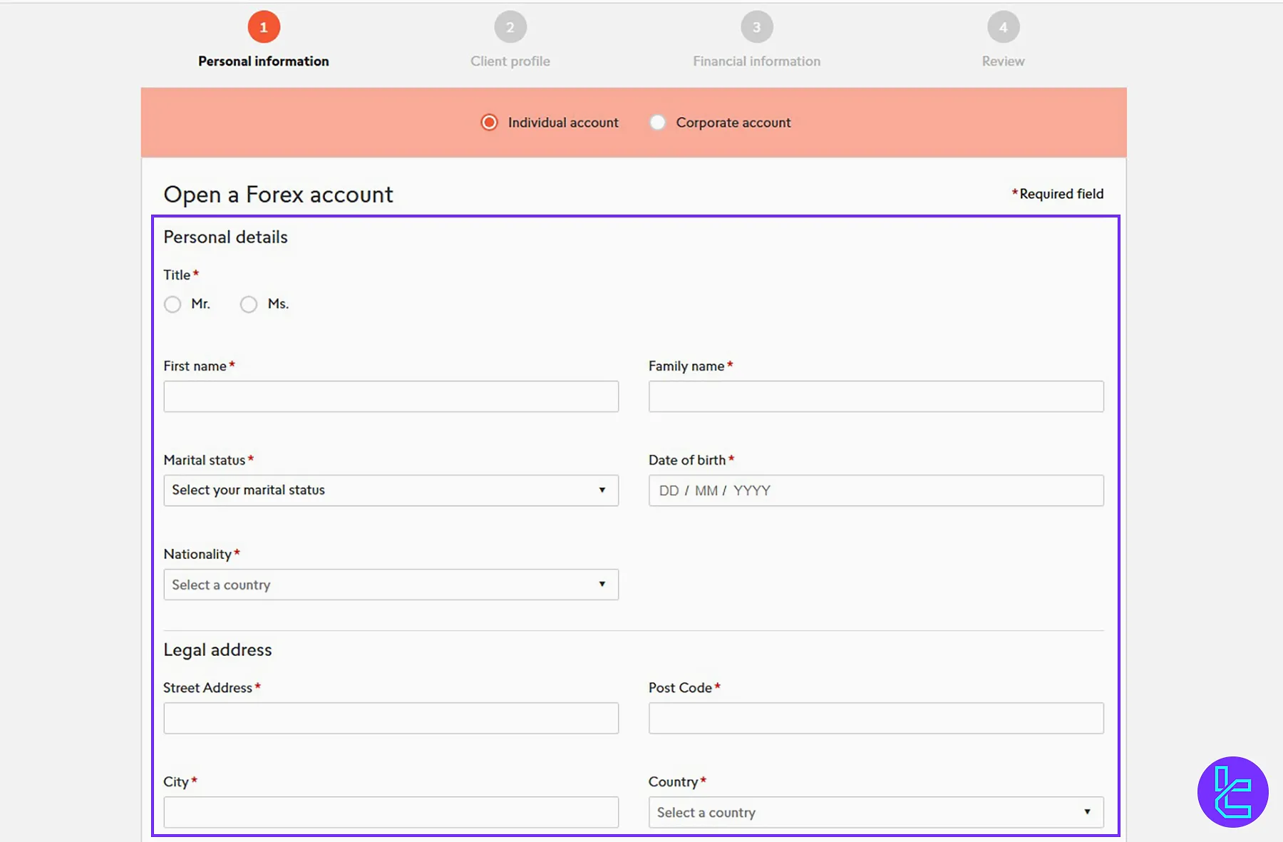 Swissquote Registration