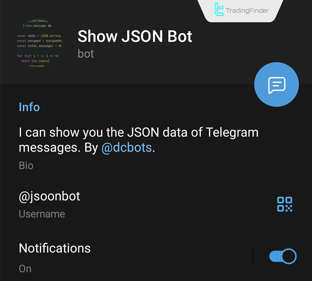 jsoonbot for personal Chat ID