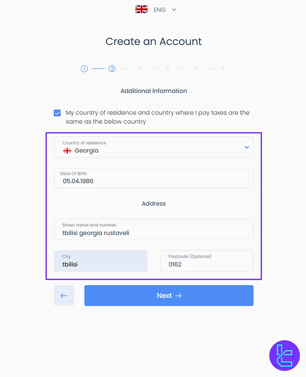 HYCM account registration