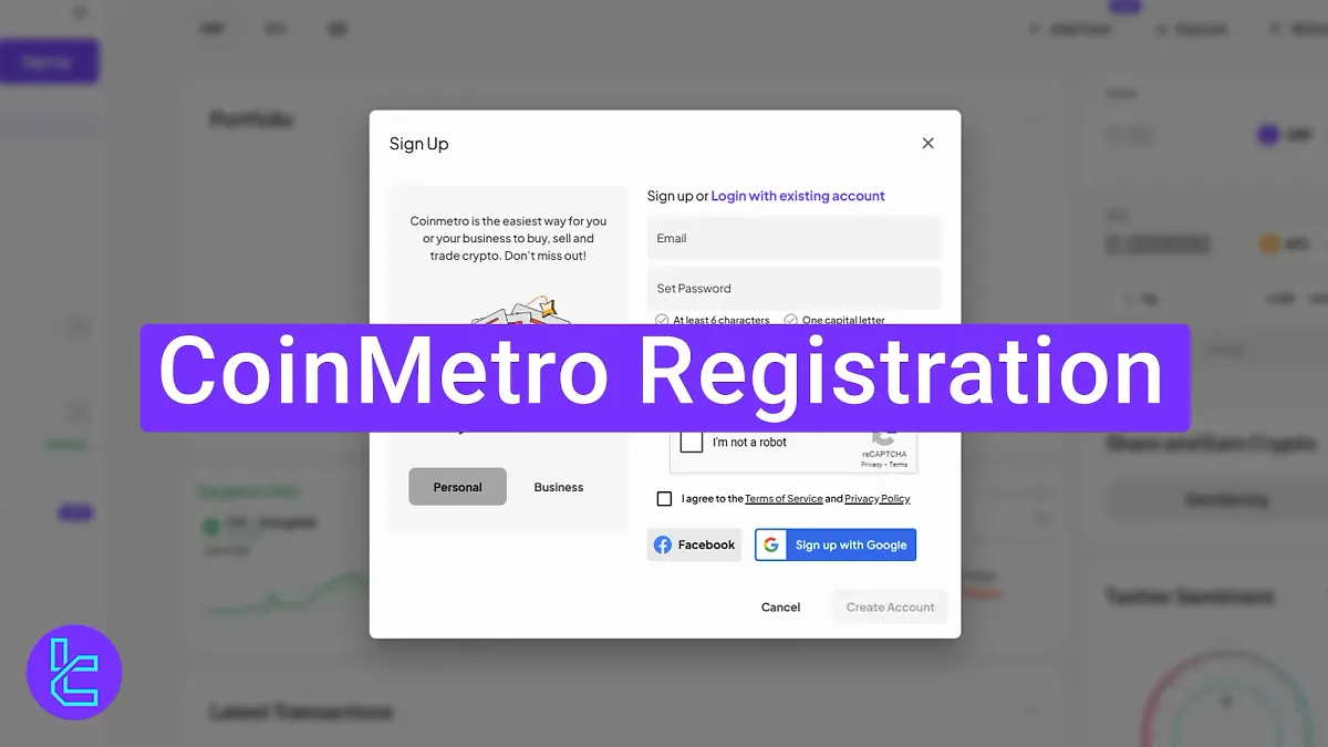 CoinMetro Registration 2025 [Account setup Your Account in 5 Minutes]