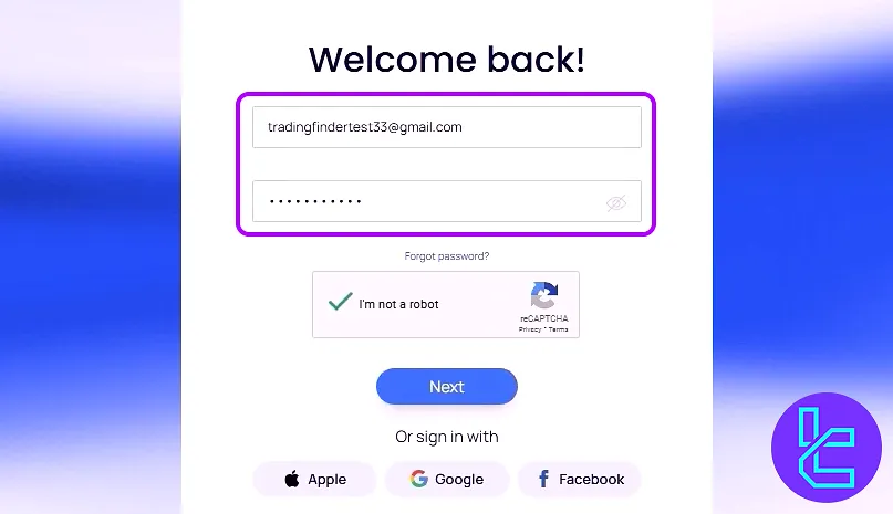 VALR signup secure login