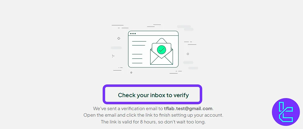 Email verification on Bitstamp