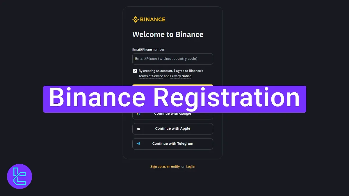 Binance Registration 2025 [3-Step Procedure with Email Verification]