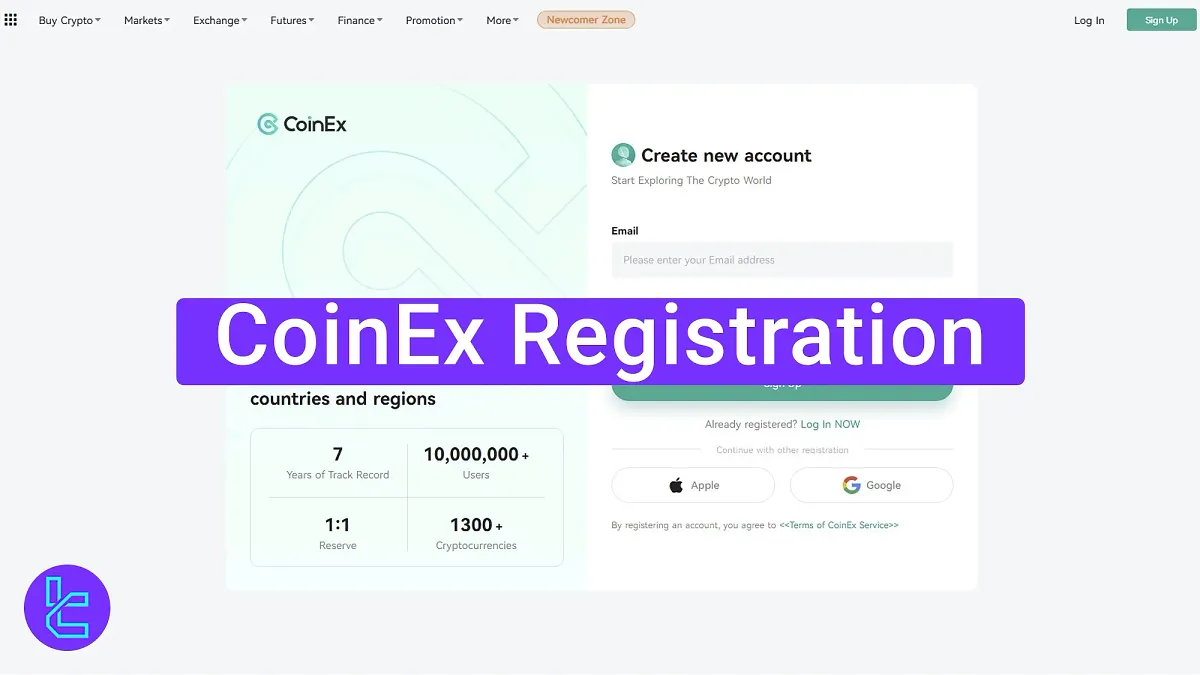 CoinEx Registration 2025 [Complete Signup in 5 Minutes with Email Verification]
