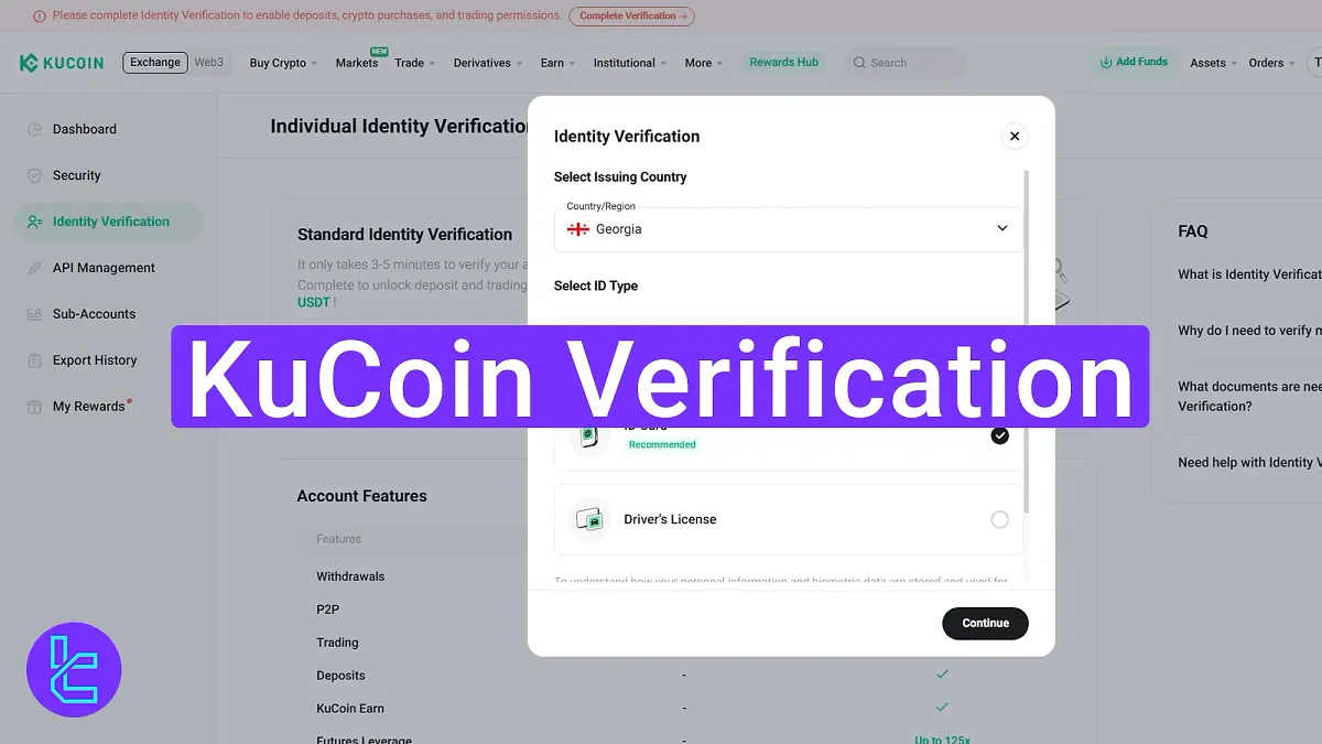 KuCoin Verification 2025 [POI and Liveness Check in 3-Steps]