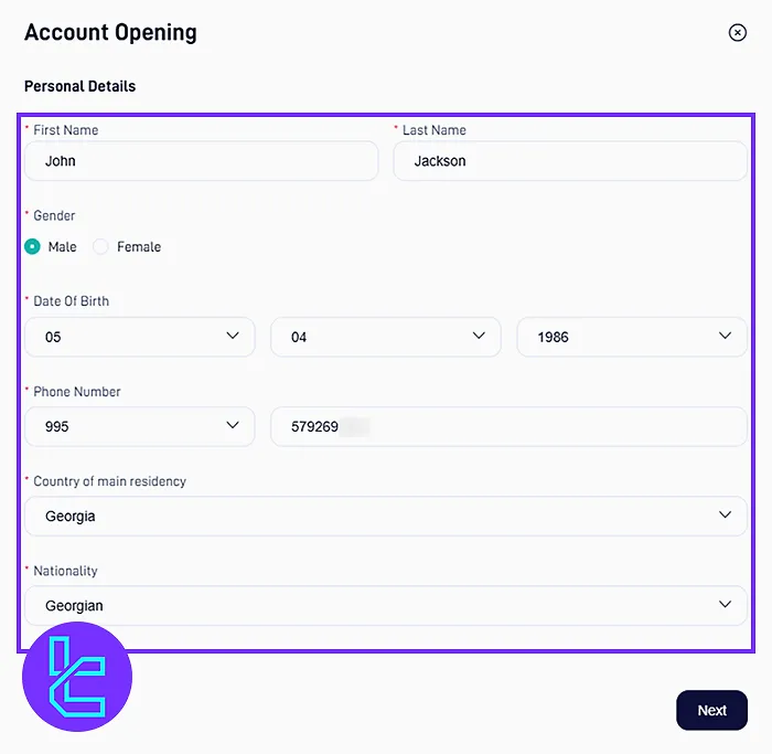StarTrader Sign Up