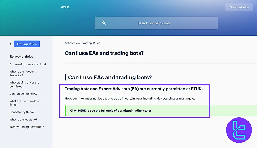 FTUK EA's Rules