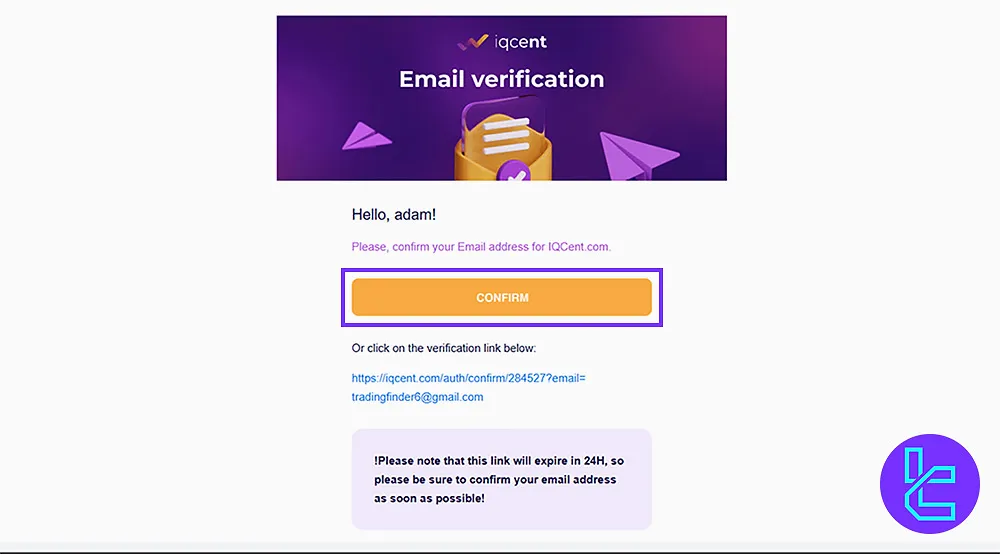 IQcent Email Verification