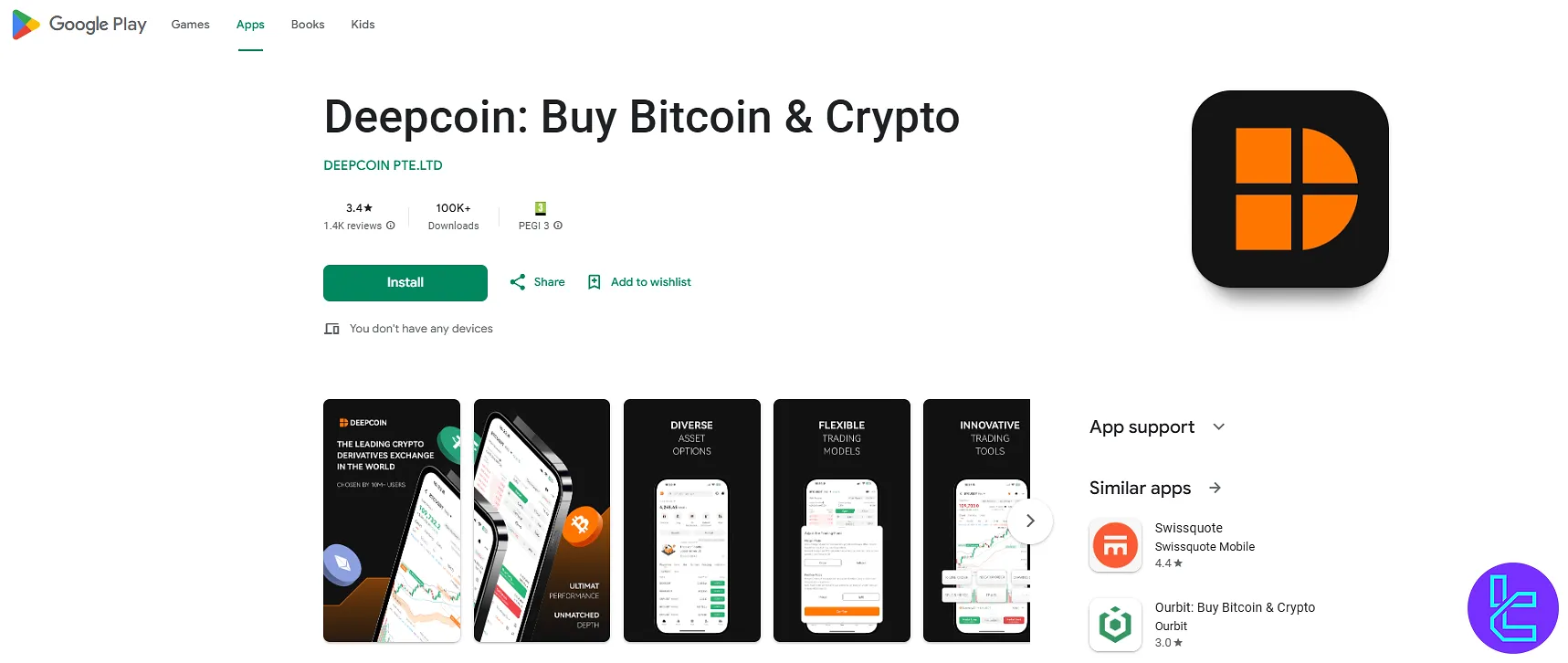 Deepcoin Google Play