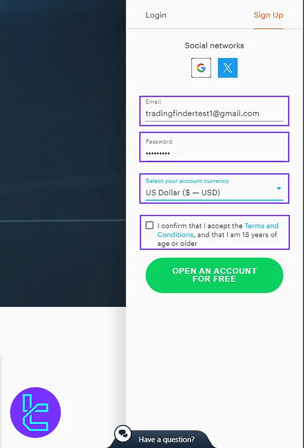 Bubinga Registration Page