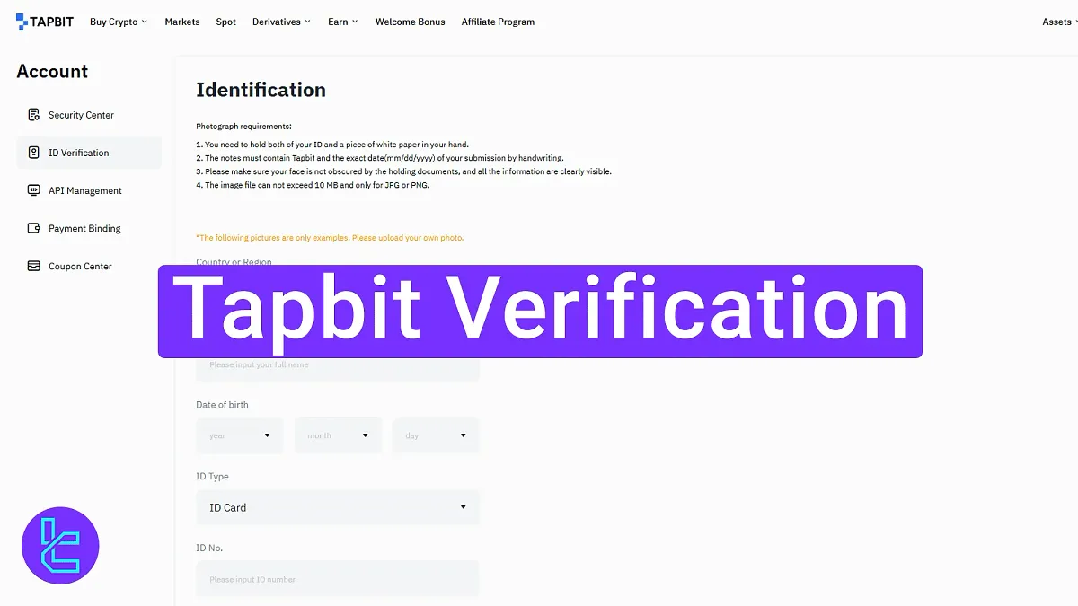 Tapbit Verification 2025 [3-Step POI Process]