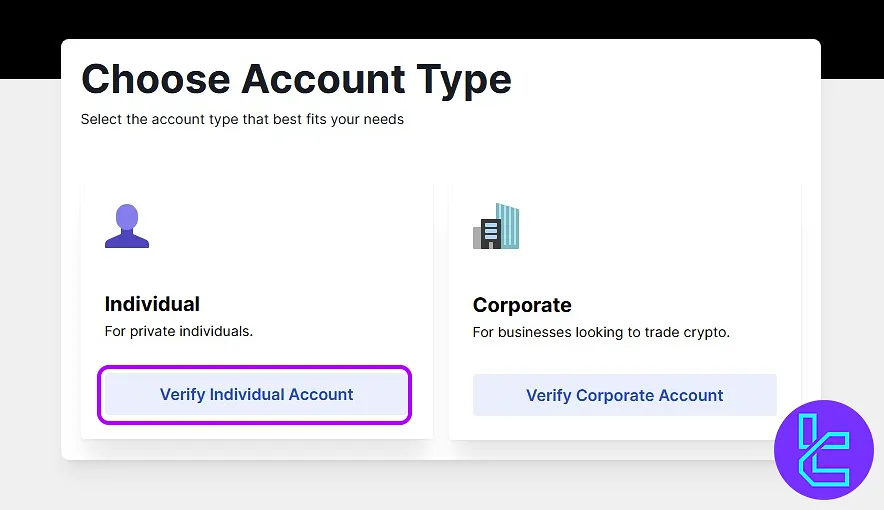 BitMEX approval individual or corporate account