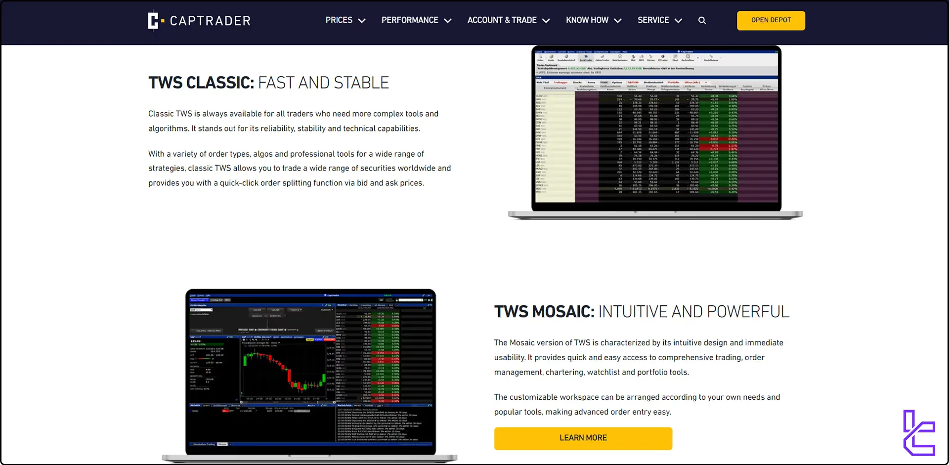 CapTrader Trader Workstation